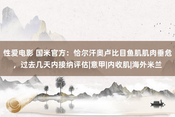 性爱电影 国米官方：恰尔汗奥卢比目鱼肌肌肉垂危，过去几天内接纳评估|意甲|内收肌|海外米兰